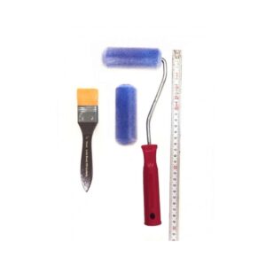 10 CM SÜNGER ÜSTÜ KADİFE KAPLI RULO FIRÇA SET 2'Lİ + DESEN 350-1,5 FIRÇA