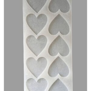 10lu Kalp - Hobi Silikon Kalıbı- Kod: