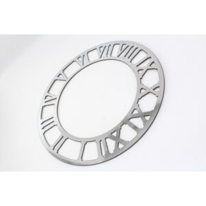 35 Cm  Roma Rakam Gümüş Pleksi Saat