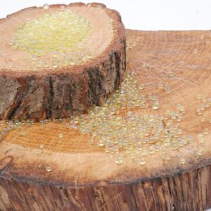 Açık Sarı Uçan Baloncuk Cam Boncuk Deliksiz 10 Gr