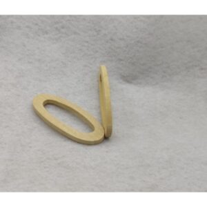 Ahşap Kolye Ucu - Elips Model