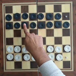 Tavla Dama Pulu Reçine Epoksi ve Beton Kalıbı -Kod:918