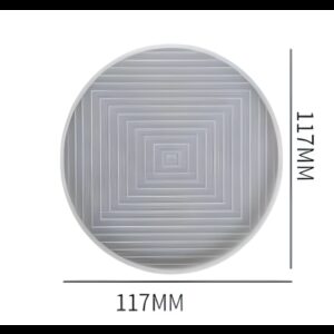 DESENLİ BARDAK ALTI SİLİKON EPOKSİ KALIP -117 x 117-Kod:393