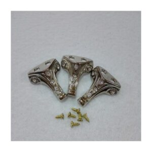 Epoksi Tepsi Tesbih Kutusu Ayakları - Gümüş