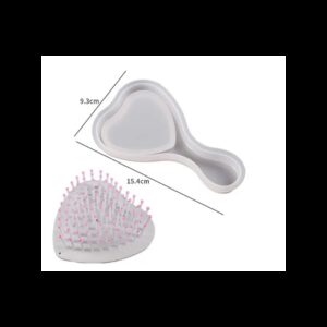 Kalp Epoksi Tarak Kalıp Seti - Hobi Silikon Kalıbı - Kod:1208