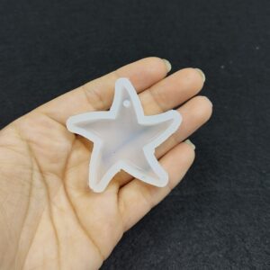 Reçine Epoksi Kalıp Kolye Anahtarlık Deniz Yıldızı - A15
