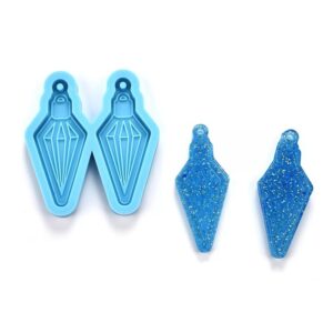 Reçine Epoksi Kalıp - Kolye Küpe Ucu Elmas -Kod:991