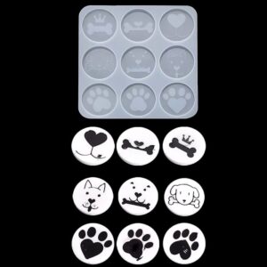 Reçine Epoksi Kalıp - Köpek Magnet - 1000 - 15x15 cm