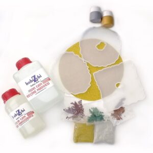 Reçine Epoksi Seti -  Bardak Altları (375ml reçine) - 32,33,251