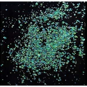 Su Yeşili Rengi Uçan Baloncuk Cam Boncuk Deliksiz 10 Gr