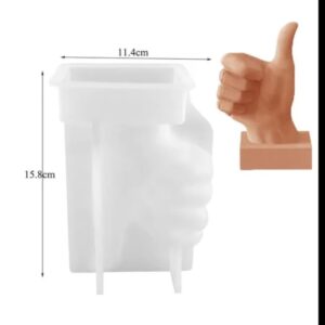 Tamam İşareti Dekoratif Beton Kalıbı - Hobi Silikon Kalıbı -Kod:1075