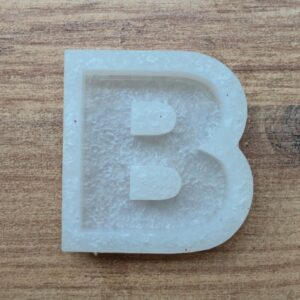 Tekli Harf Epoksi Reçine Kalıbı - C