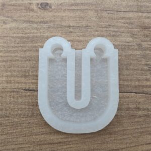 Tekli Harf Epoksi Reçine Kalıbı - Ü