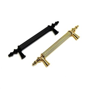 Tepsi Epoksi Kalıp Kulpu  - Metal Tırtıklı Gold