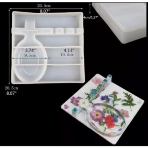 Tezgah Üstü Kaşıklık Seti Epoksi Kalıbı - Hobi Silikon Kalıbı -Kod:1107