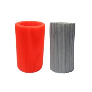 Tırtıklı Silikon Mum Kalıbı M-131