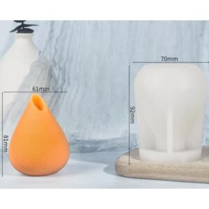 Tombul Tasarım Çiçek Beton Kalıbı - Hobi Silikon Kalıbı -Kod:533