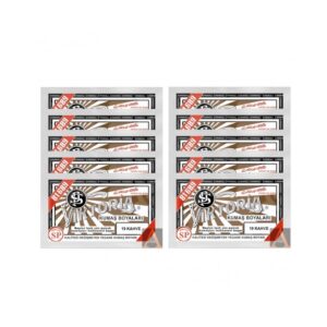 TOZ KUMAŞ BOYASI KAHVE 10 'LU SET