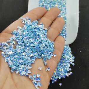 Üçgen Pul Kırığı - Parlak Deniz Mavisi 10 gr