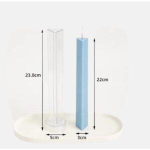 Uzun Üçgen Mika  Mum Kalıbı -Mika Model: