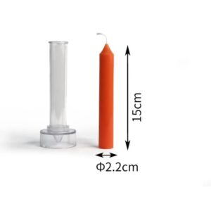 Uzun Yuvarlak Klasik Mika Mum Kalıbı - Mika Model: